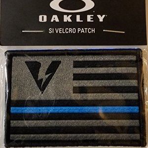 Oakley SI Patch Logo Flag Thin Blue Line 101-668-011